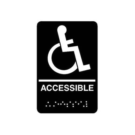 Traex Sign, Accessible , Braille, 6X9" 5632
